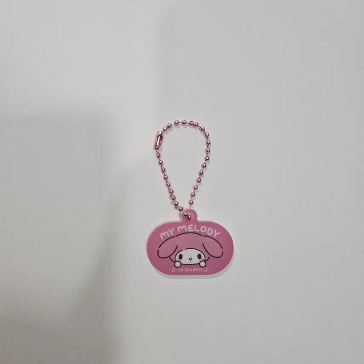[BUNJANG] Sanrio My Melody Pink Acrylic Keyring / 산리오 마이멜로디 핑크 아크릴 키링