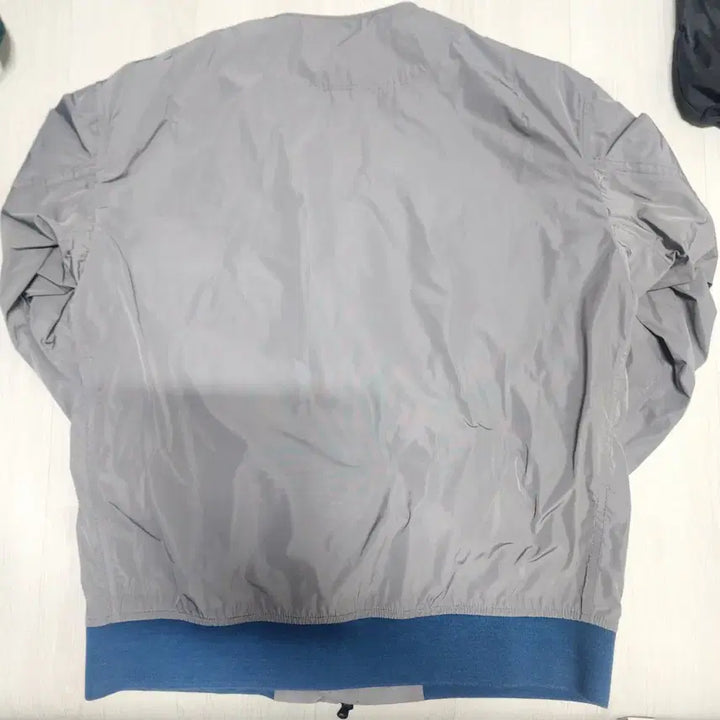 [BUNJANG] Solid Homme (Woo Young Mi) Grey Bomber Jacket / 솔리드옴므 (우영미) 그레이 봄버 자켓 점퍼 50(XL정도)