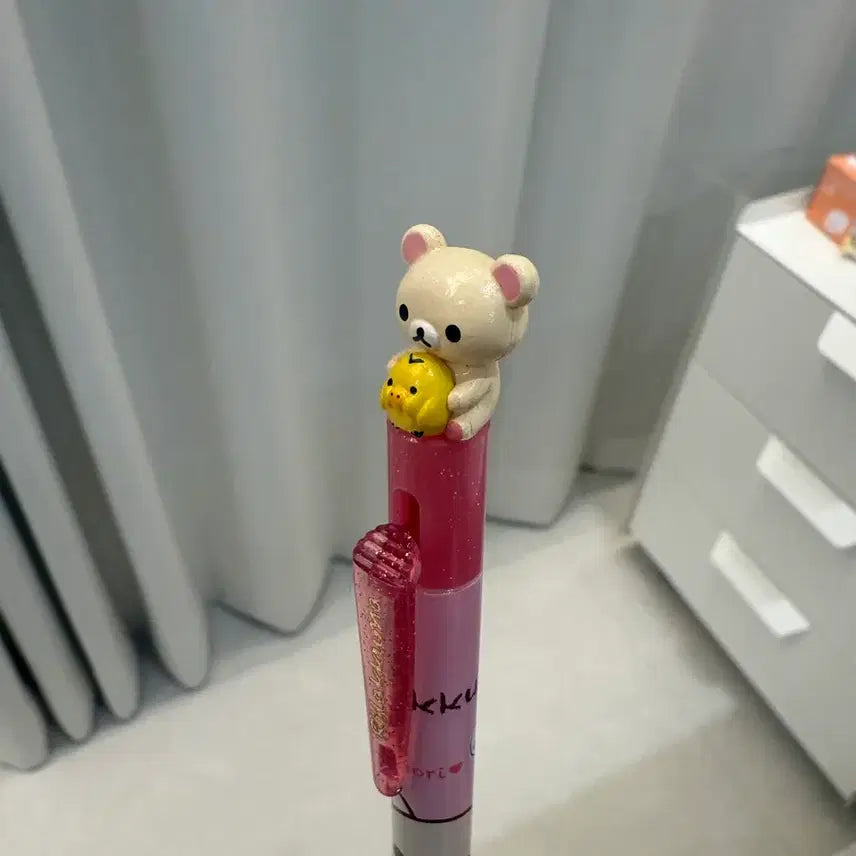 [BUNJANG] Classic Rilakkuma &amp; Kiiroitori Ballpoint Pen / 고전 코리락쿠마 키이로토리 볼펜