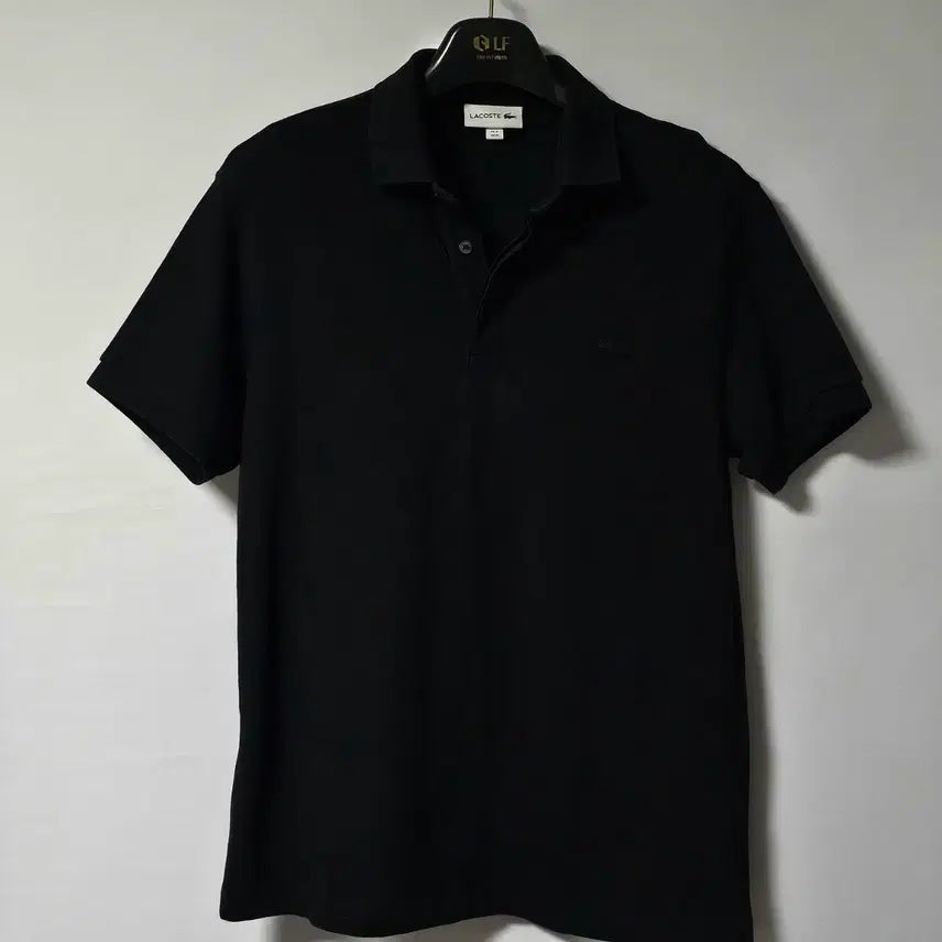 [BUNJANG] Lacoste Black Short Sleeve Polo T-Shirt / 95)새상품급)라코스테 블랙 반팔 폴로티셔츠