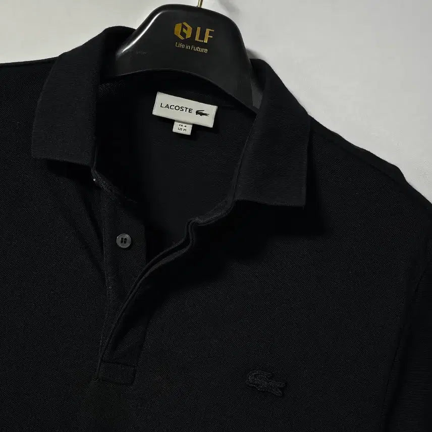 [BUNJANG] Lacoste Black Short Sleeve Polo T-Shirt / 95)새상품급)라코스테 블랙 반팔 폴로티셔츠
