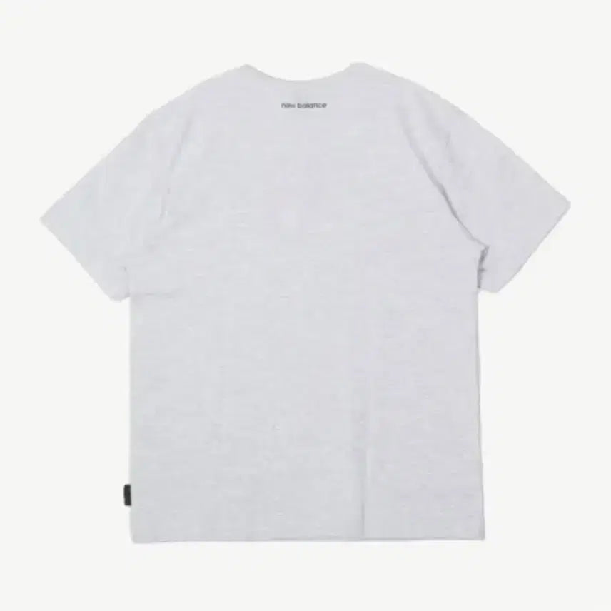 [BUNJANG] New Balance Unisex Small Logo Short Sleeve T-Shirt (Light Grey/White) / 뉴발란스 유니 스몰로고 라이트그레이, 화이트 반팔  새상품