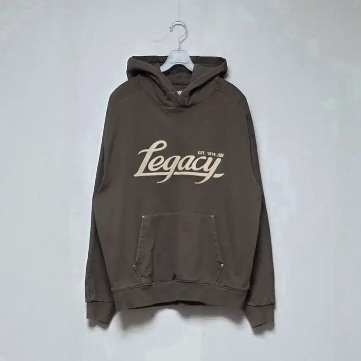 [BUNJANG] New Balance Legacy Hoodie Brown / [L]뉴발란스 후드티