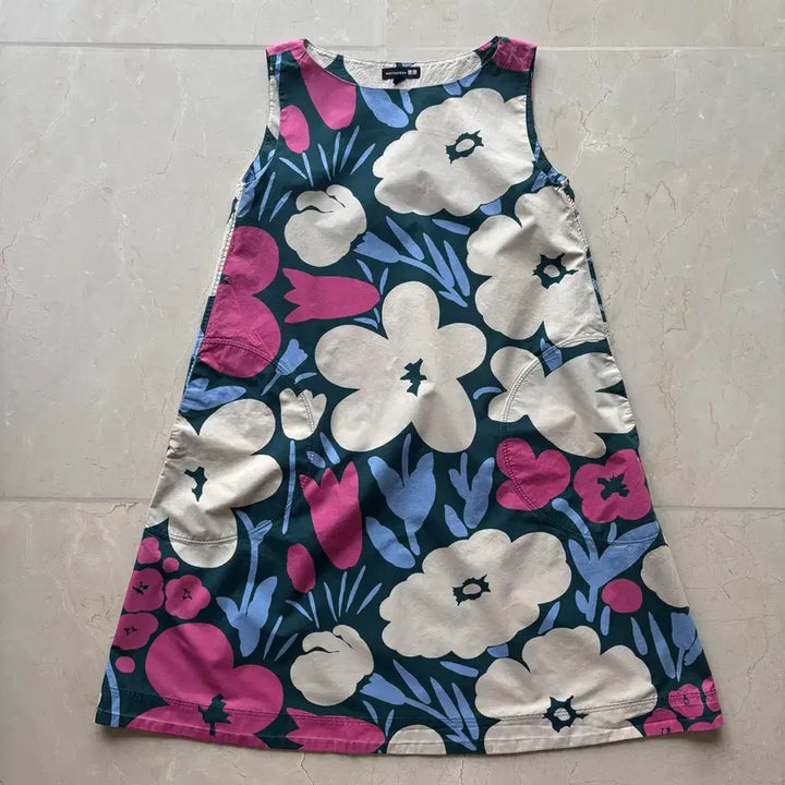 [BUNJANG] Marimekko x Uniqlo Flower Dress S / Marimekko 마리메꼬 플라워 원피스 S