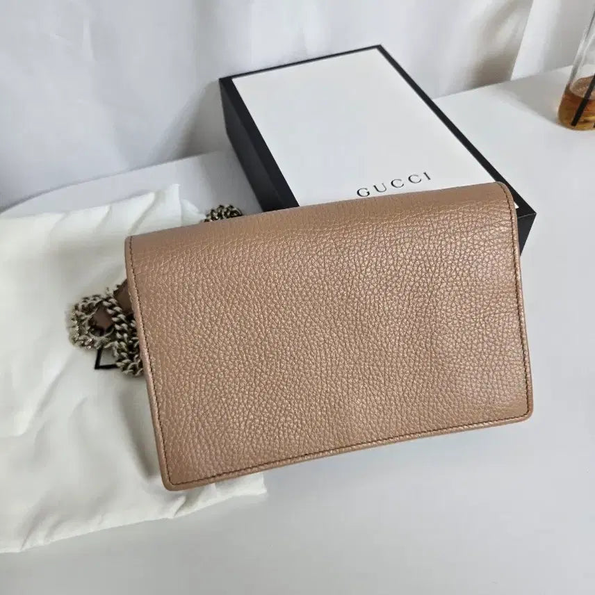 [BUNJANG] Gucci Soho Leather Chain Wallet On Chain (WOC) Bag / 구찌 소호 레더 체인 크로스백 구찌woc