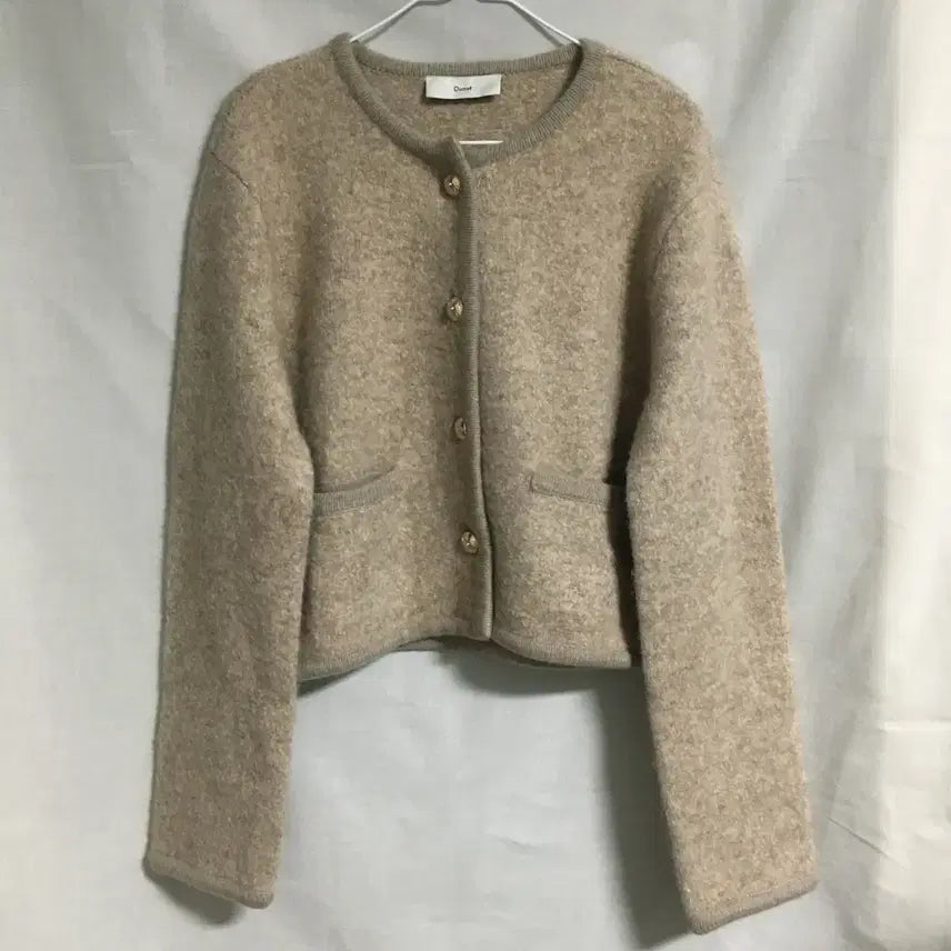 [BUNJANG] DUNST 25FW Wool Alpaca Knit Jacket / DUNST 던스트 25FW 울 알파카 니트 자켓 L