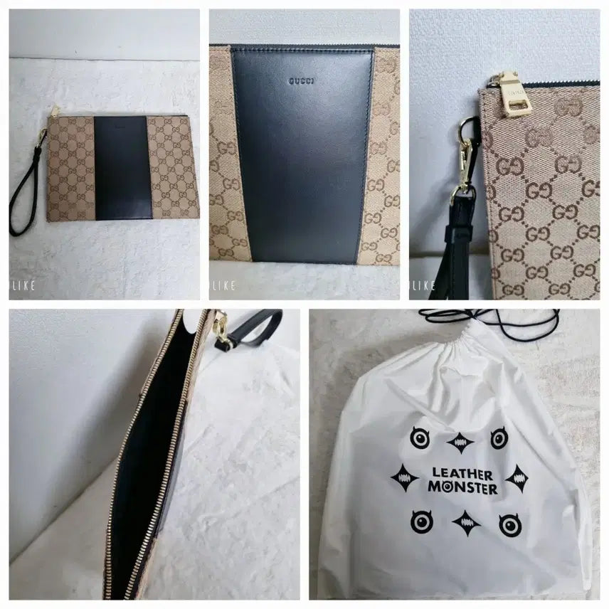 [BUNJANG] Gucci GG Supreme Eden Pouch Clutch Bag (Refurbished) / 구찌 GG 수프림 에덴 파우치 클러치백  (리폼)