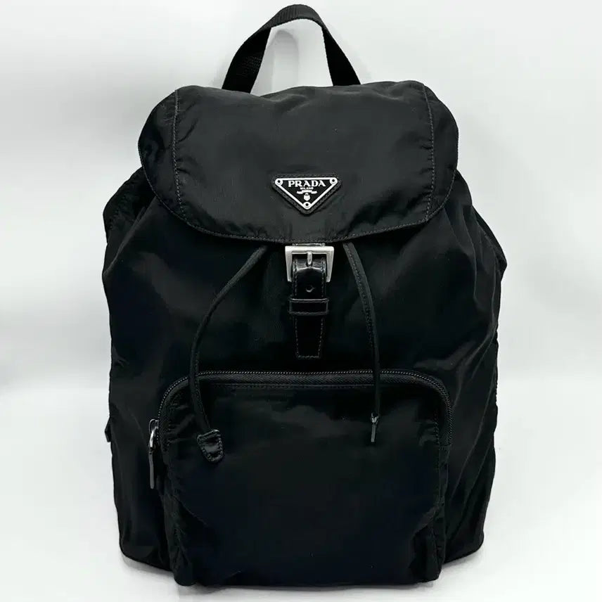 [BUNJANG] Prada Re-Nylon One-Pocket Backpack Medium Black / [A+급/정품보증서]프라다 리나일론 원포켓 백팩 미디엄 블랙