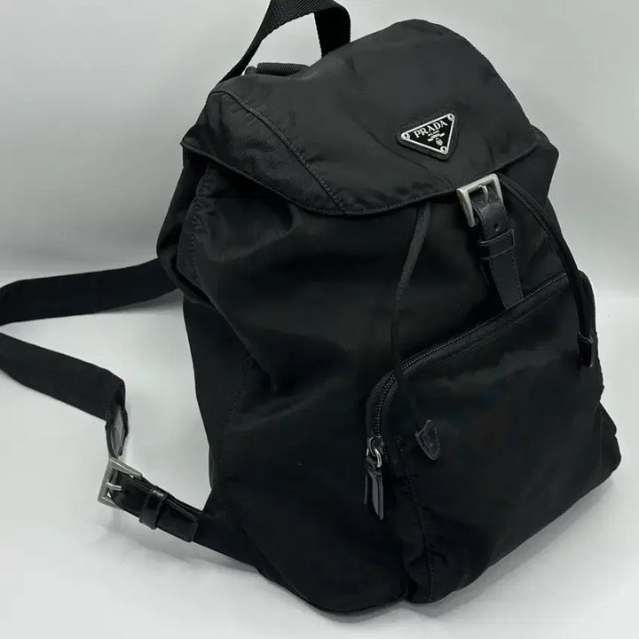 [BUNJANG] Prada Re-Nylon One-Pocket Backpack Medium Black / [A+급/정품보증서]프라다 리나일론 원포켓 백팩 미디엄 블랙