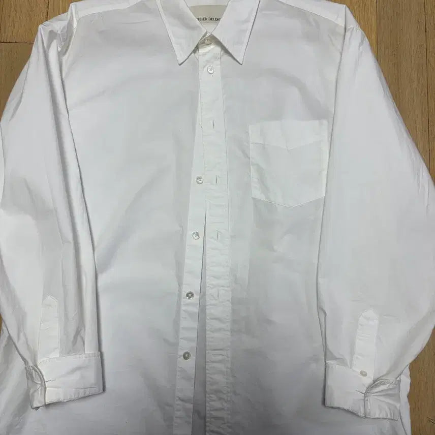 [BUNJANG] Deldio Comfort Shirt White M / 델디오 컴포트 셔츠 화이트 m