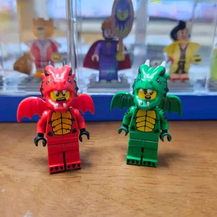 [BUNJANG] LEGO Dragon Minifigure Red/Green Bundle Set / 레고 드래곤 미니피겨 빨강/초록 (정품레고피규어)일괄