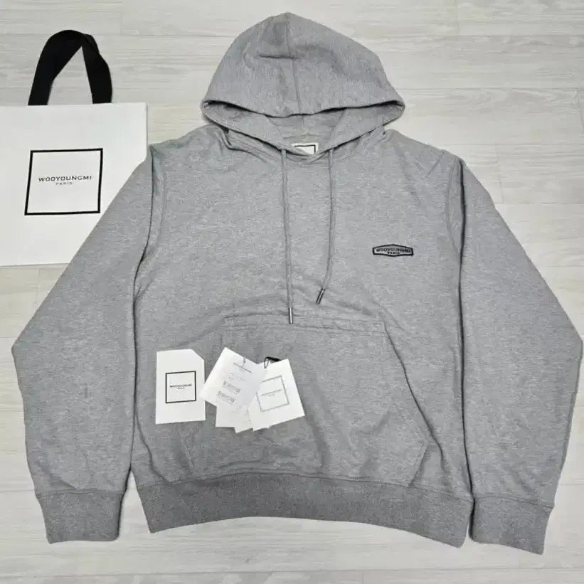 [BUNJANG] Wooyoungmi Grey Hoodie Size 46 / 우영미 그레이 후드티 46