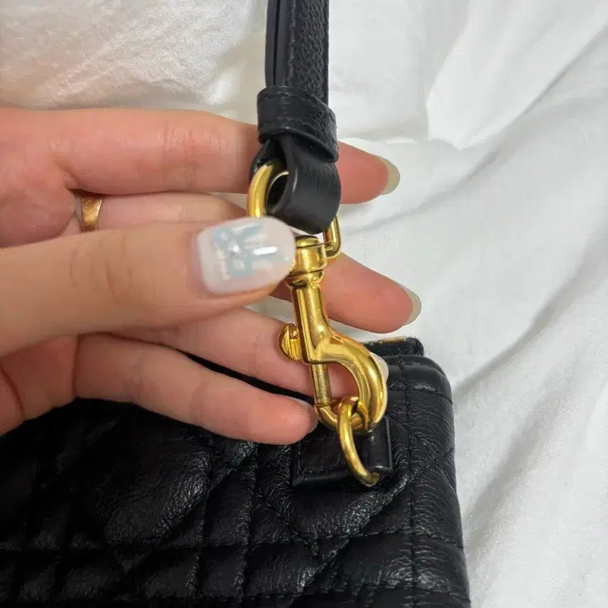[BUNJANG] Dior Caro Clutch Bag Large Black / 디올 카로 클러치백 라지