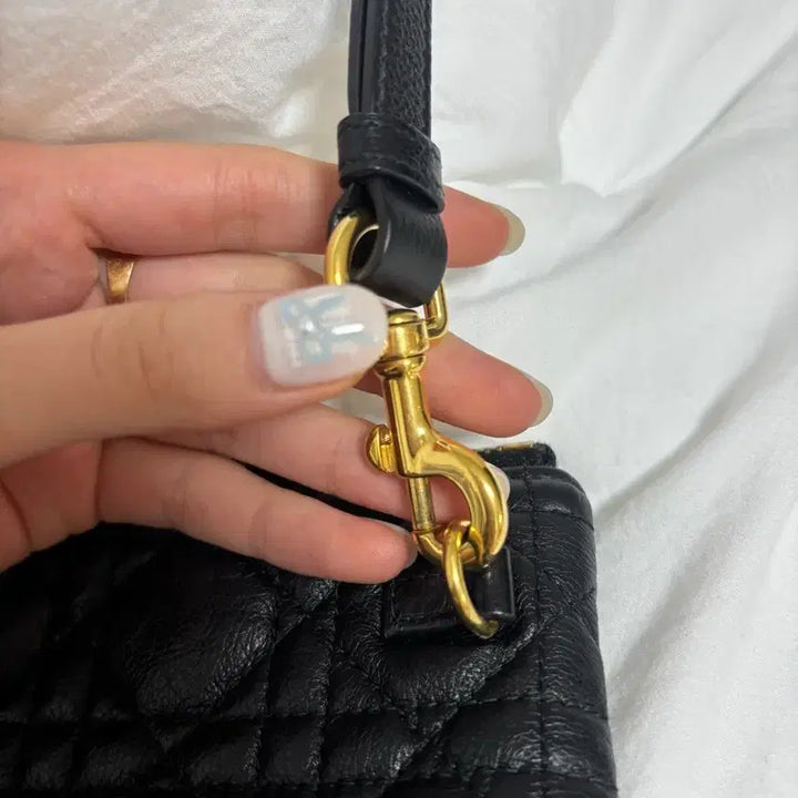 [BUNJANG] Dior Caro Clutch Bag Large Black / 디올 카로 클러치백 라지