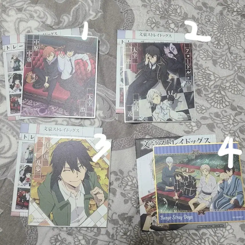 [BUNJANG] Bungo Stray Dogs Shikishi Art Board / 문스독 색지 판매
