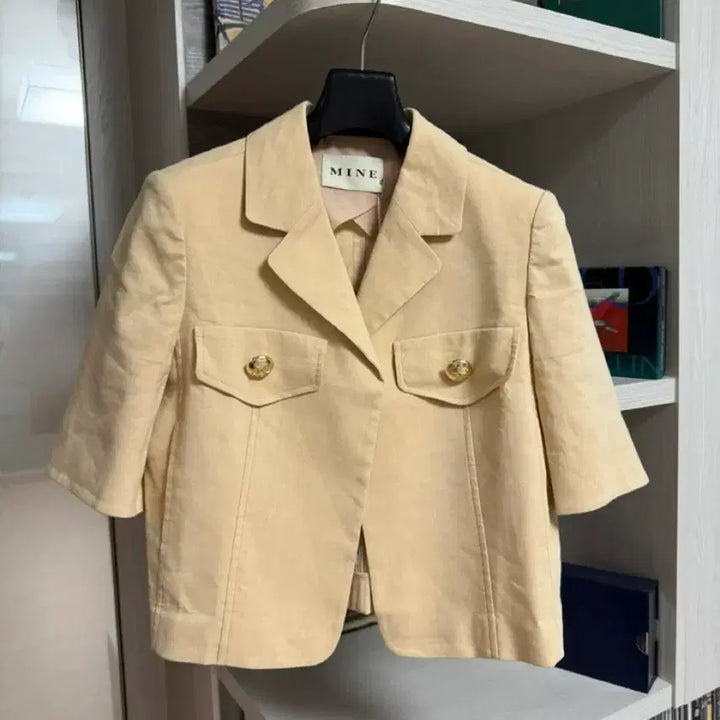 [BUNJANG] Mine Jacket Beige / 마인 자켓-44