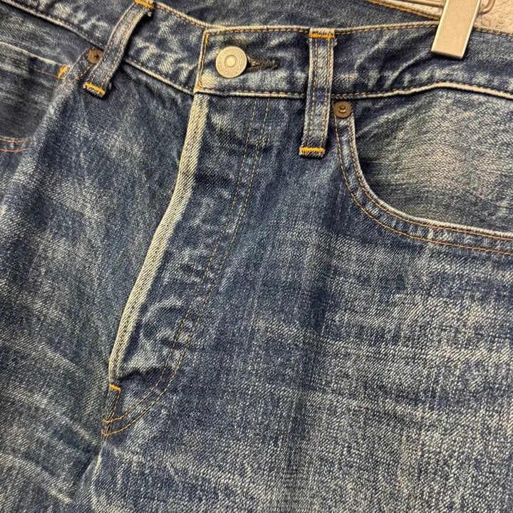 [BUNJANG] Standard California Selvage Washed Denim Jeans / 스탠다드 캘리포니아 셀비지 워싱 데님