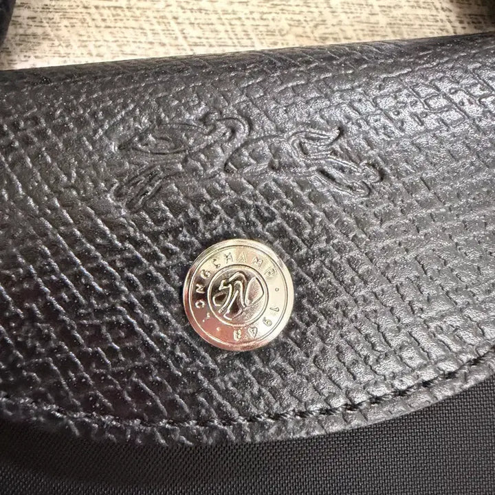 [BUNJANG] Longchamp Le Pliage Green Handle Pouch Black / 롱샴 르 플리아쥬 그린 핸들 파우치 블랙 팝니다