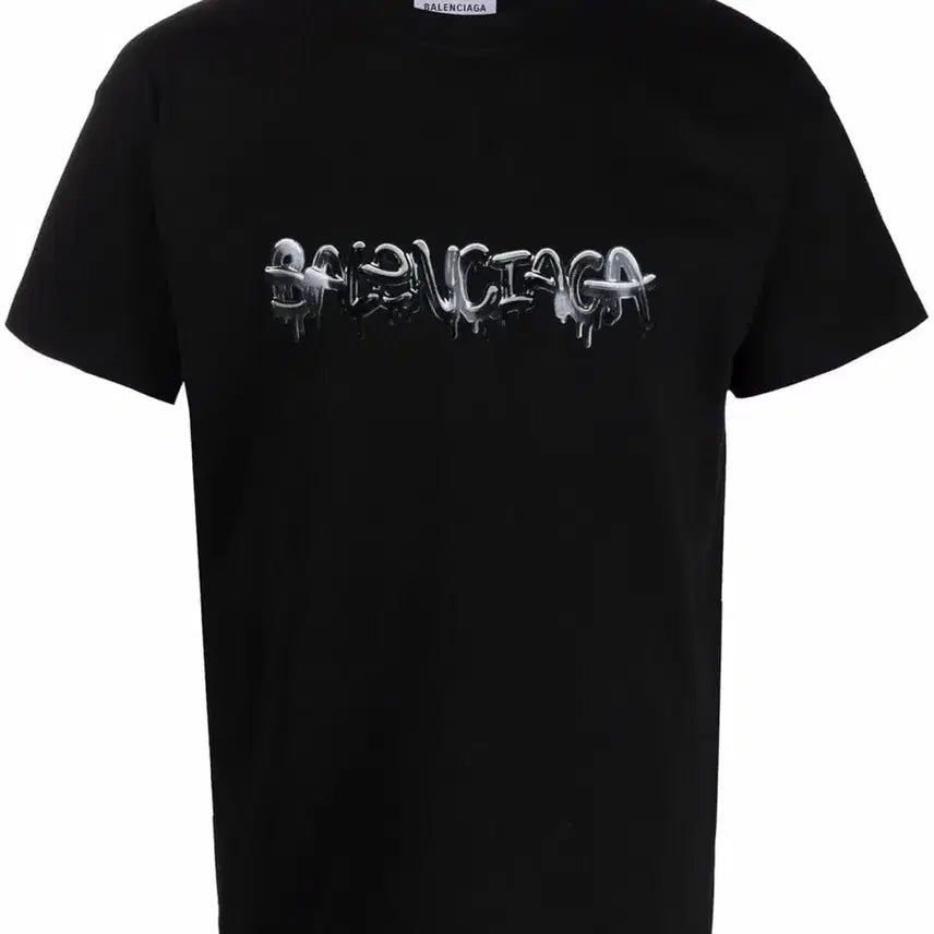 [BUNJANG] Balenciaga Slime Short-Sleeve T-Shirt / 발렌시아가 슬라임 반팔