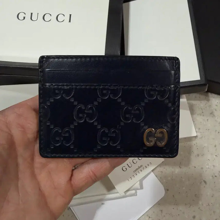 [BUNJANG] Gucci Signature Card Holder / [풀구성] 구찌 시그니처 카드지갑 (정품)