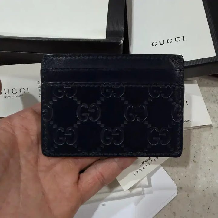 [BUNJANG] Gucci Signature Card Holder / [풀구성] 구찌 시그니처 카드지갑 (정품)
