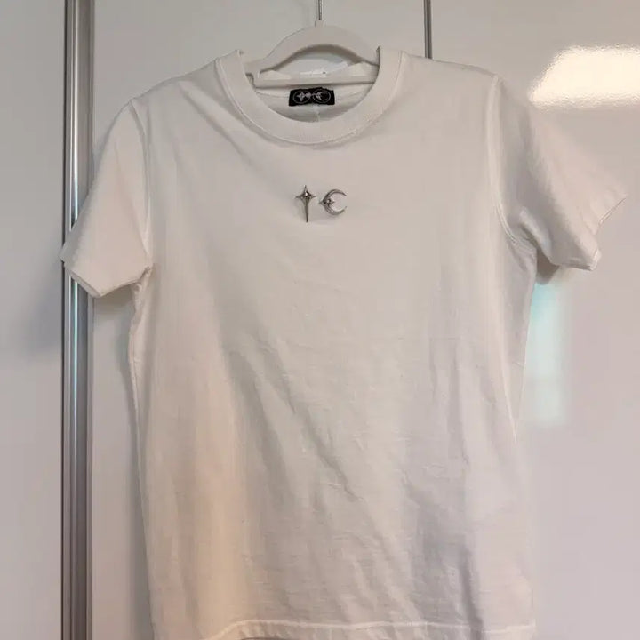 [BUNJANG] Thug Club Slim Fit Short Sleeve T-Shirt White Size 2 / 떠그클럽 슬림 반팔 2사이즈 화이트