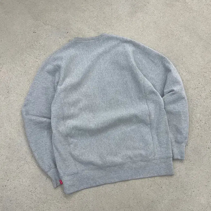 [BUNJANG] Supreme Arch Logo Heather Grey Sweatshirt / 슈프림 15FW 아치로고 헤더그레이 맨투맨