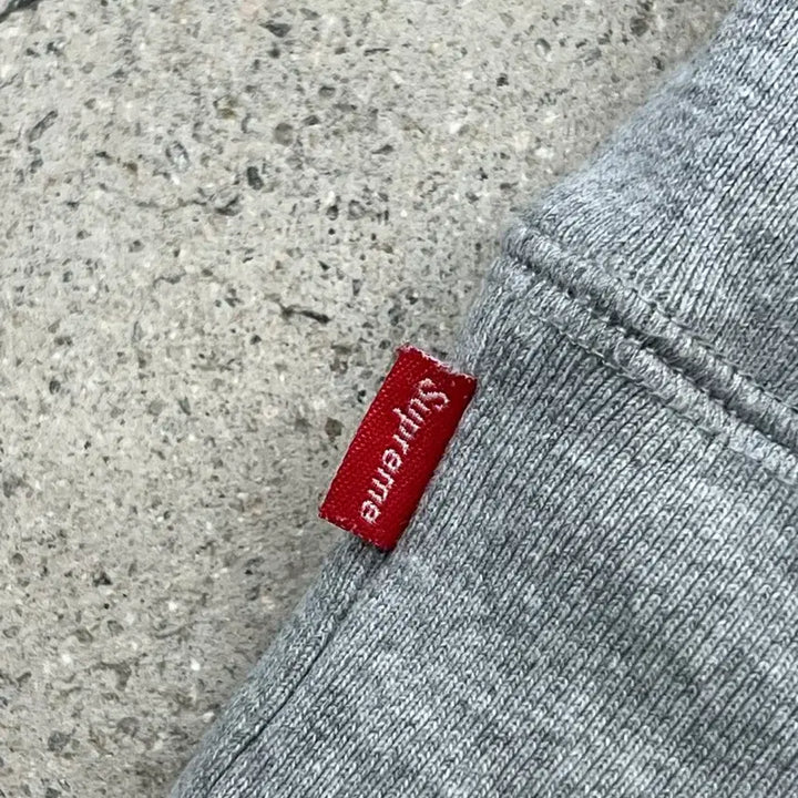 [BUNJANG] Supreme Arch Logo Heather Grey Sweatshirt / 슈프림 15FW 아치로고 헤더그레이 맨투맨