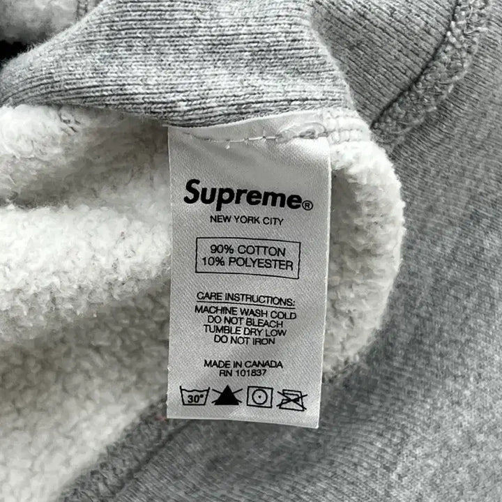 [BUNJANG] Supreme Arch Logo Heather Grey Sweatshirt / 슈프림 15FW 아치로고 헤더그레이 맨투맨