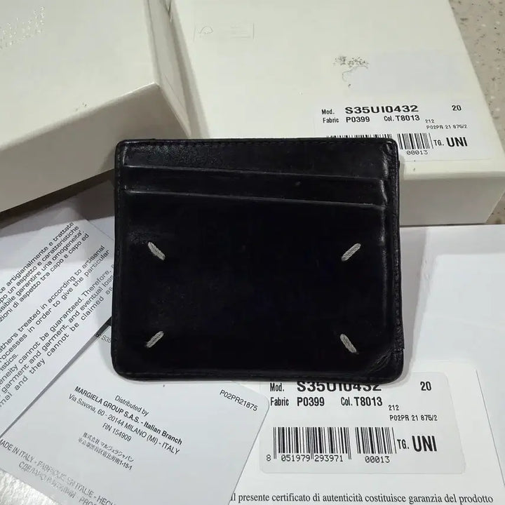 [BUNJANG] Maison Margiela Black Cardholder Full Set / [풀구성] 메종 마르지엘라 카드지갑 (정품)