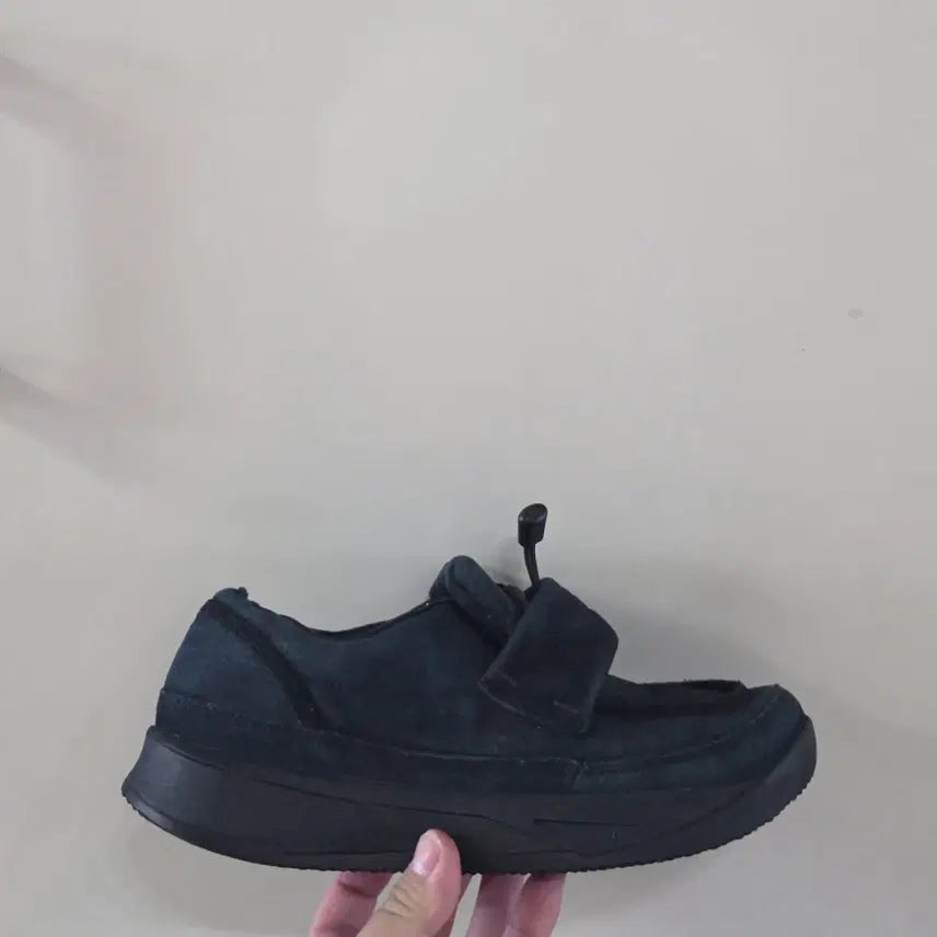 [BUNJANG] The North Face Japan Nuptse Suede Loafers Triple Black / [250] 노스페이스 재팬 눕시 스웨이드 로퍼 트리플블랙ㅡ일본발매판