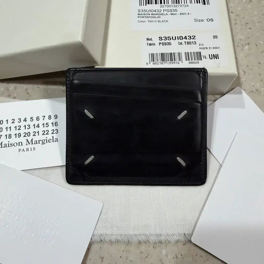 [BUNJANG] Maison Margiela Card Holder Black / [정품] 풀구성 메종 마르지엘라 카드지갑 (블랙)