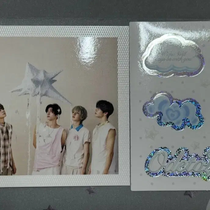 [BUNJANG] NCT WISH Ode To Love Witchu Polaroid Sticker Set / 엔시티위시 오드투러브 위츄 폴라로이드 스티커 양도