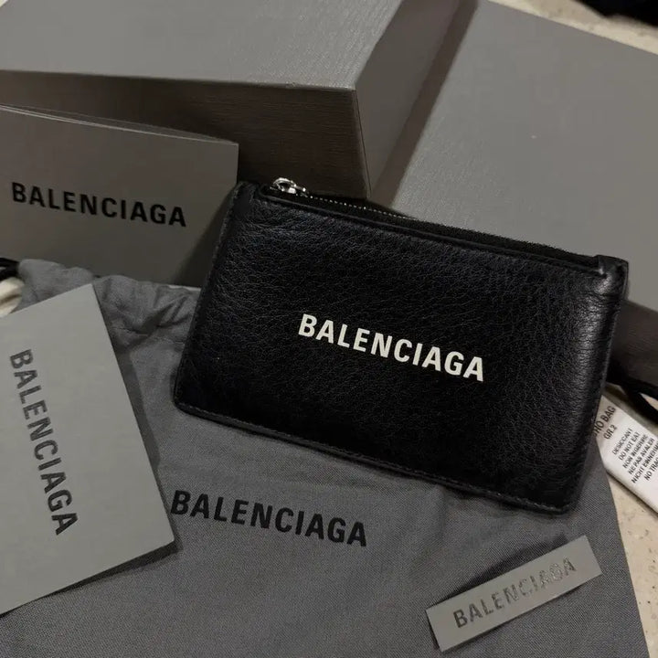 [BUNJANG] Balenciaga Zipper Card Holder Black / [풀구성] 발렌시아가 지퍼 카드지갑 (정품)