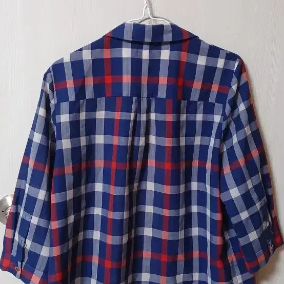 [SOLD OUT] 닥스 여성 7부 캐주얼 체크 셔츠(97사이즈)