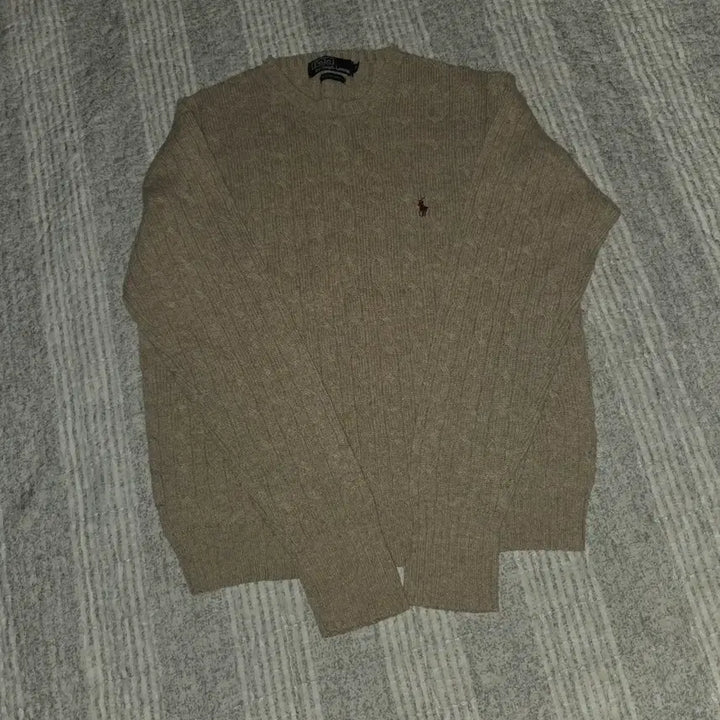 [BUNJANG] Polo Cable Knit Sweater / 폴로 꽈배기 니트