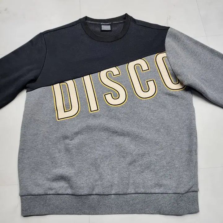 [BUNJANG] DISCO Color Block Sweatshirt T-Shirt Size 100 / DISCO 컬러블록 맨투맨 티셔츠 100