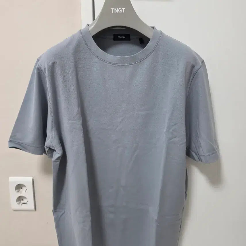 [BUNJANG] Theory Jersey T-Shirt Sky Blue L / 띠어리 반팔티 띠어리 jersey 반팔티 스카이 블루 L