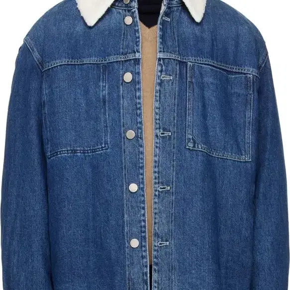 [BUNJANG] Solid Homme 24FW Detachable Shearling Denim Jacket / 솔리드옴므 24fw 디태처블 시어링 데님 자켓