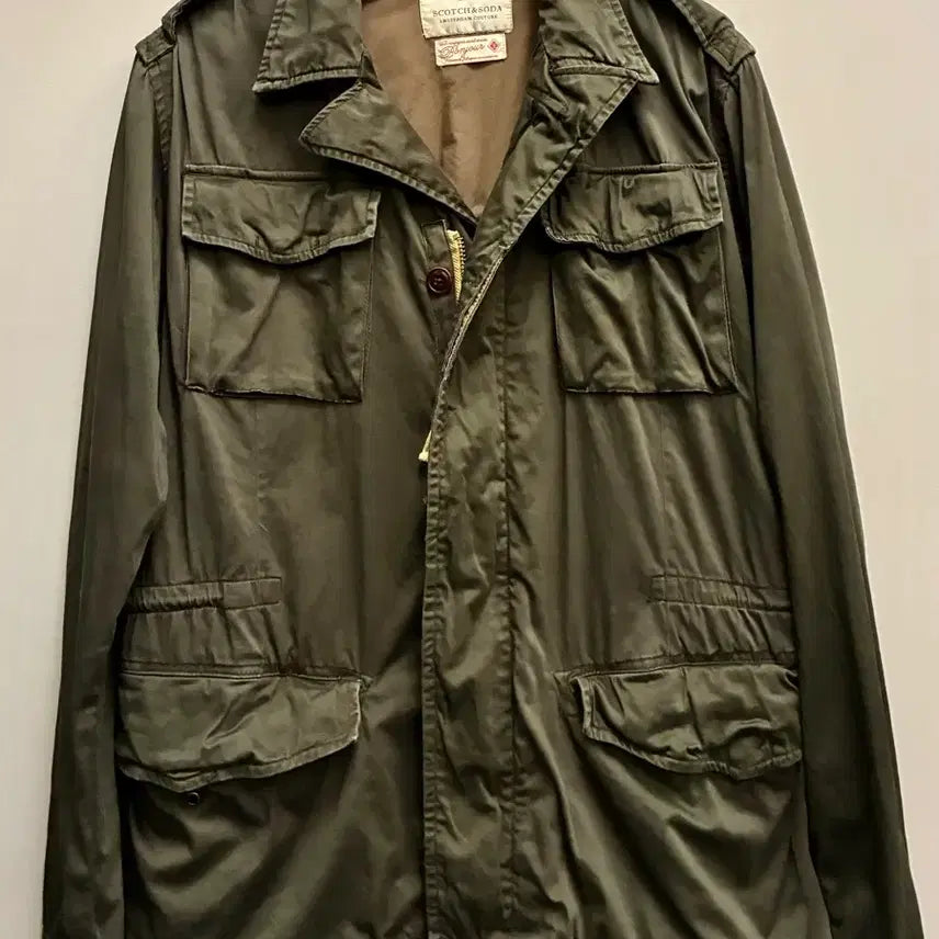 [BUNJANG] Scotch &amp; Soda Garment Dyed M47 Field Combat Jacket / (M~L)스카치앤소다 밀리터리 가먼트다잉 m47 필드 컴뱃자켓 야상