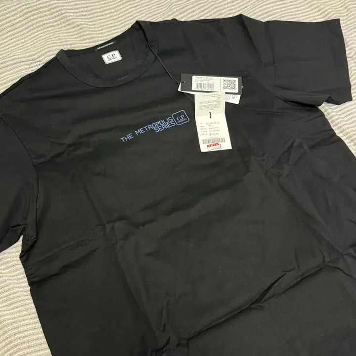[BUNJANG] CP Company Metropolis Black Printing T-Shirt XXL / CP컴퍼니 메트로폴리스 블랙 프린팅 반팔티2XL(새상품)