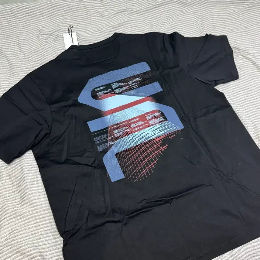 [BUNJANG] CP Company Metropolis Black Printing T-Shirt XXL / CP컴퍼니 메트로폴리스 블랙 프린팅 반팔티2XL(새상품)
