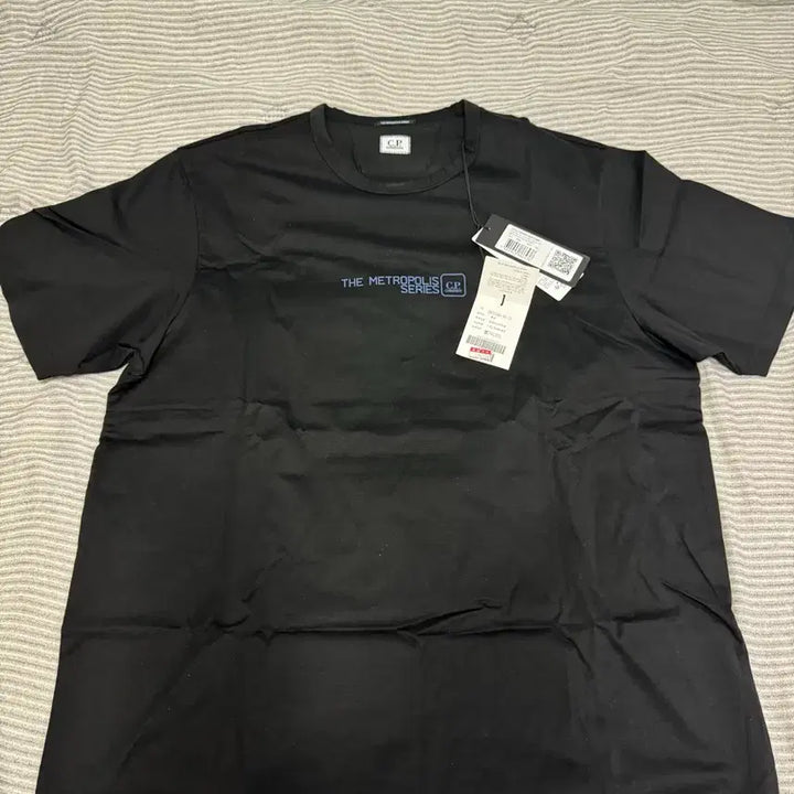 [BUNJANG] CP Company Metropolis Black Printing T-Shirt XXL / CP컴퍼니 메트로폴리스 블랙 프린팅 반팔티2XL(새상품)