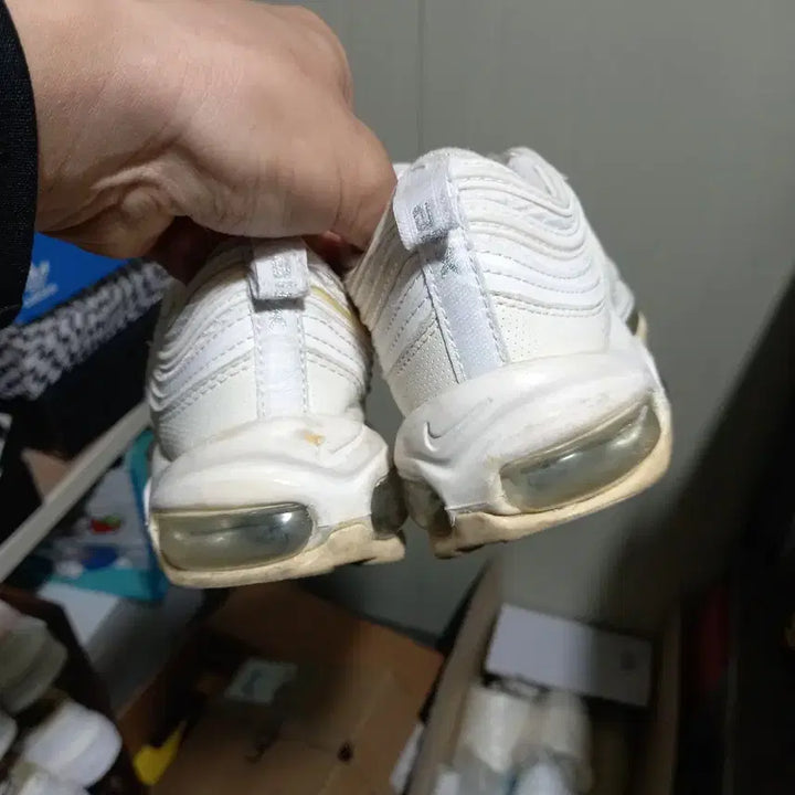 [BUNJANG] Nike Air Max 97 White Sneakers Size 245 / 나이키 에어맥스 97 흰색 운동화245