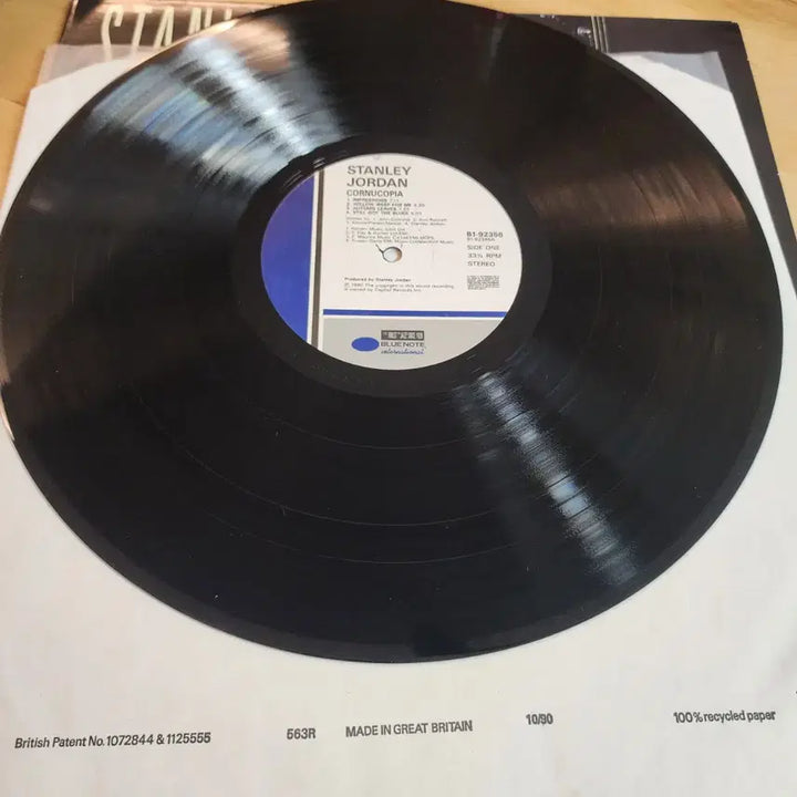 [BUNJANG] Stanley Jordan Cornucopia LP / 추천uk반 째즈 스탠리 조던 Stanley Jordan lp