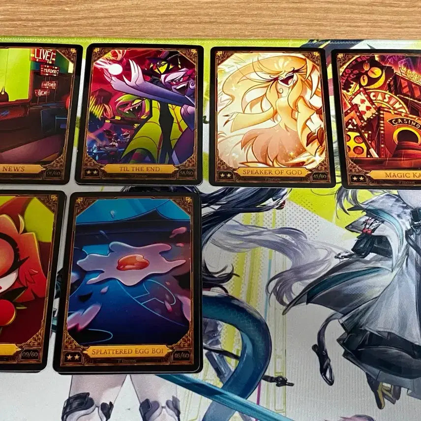 [BUNJANG] 27 Cards Bundle Set - Hotel Hazbin Season 2 Trading Cards (Mainly 1-2 Stars) / 27장 일괄 1~2성 위주 해즈빈호텔 시즌2 트레이딩 카드
