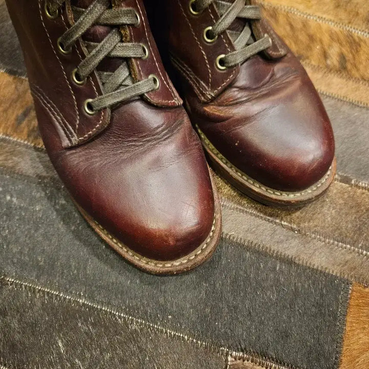 [BUNJANG] CHIPPEWA Cordovan Burgundy Service Boots / 치페와 코도반 서비스 부츠