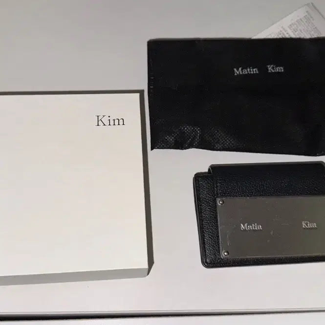 [SOLD OUT] 마뗑킴 블랙 카드지갑 풀세트