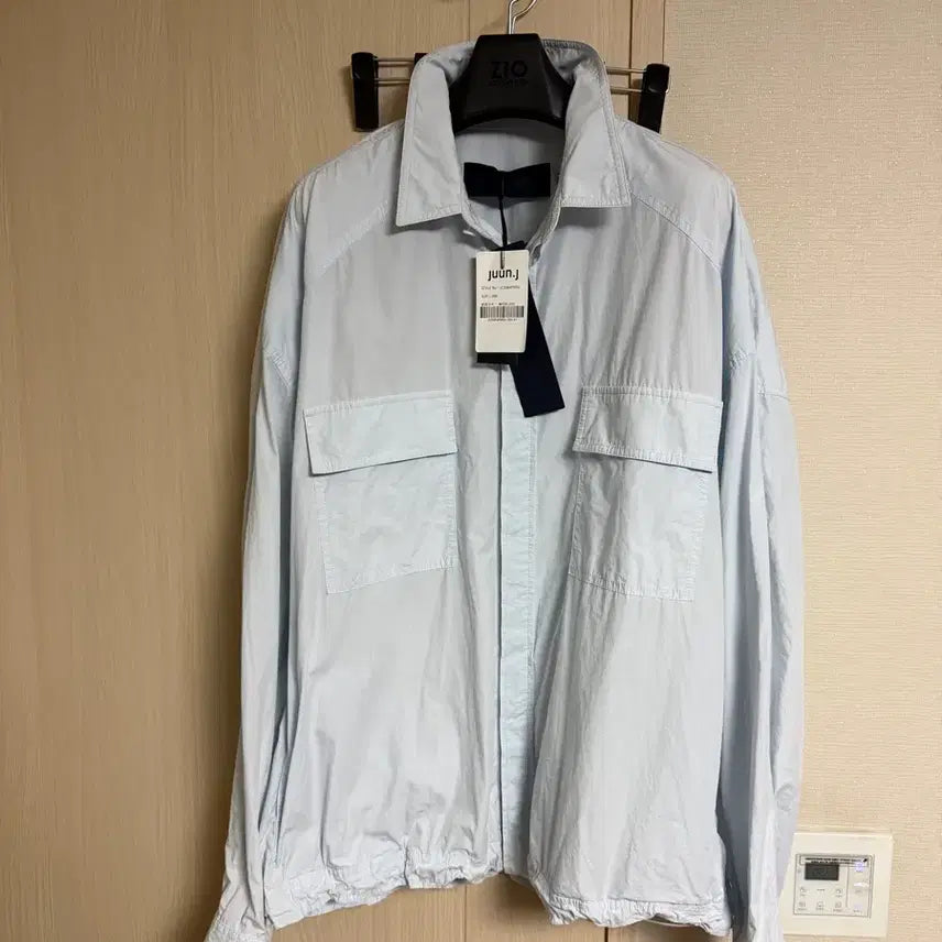 [BUNJANG] Juun.J 23FW String Shirt Sky Blue Size 50 / 준지 23fw 스트링 셔츠 스카이블루 50