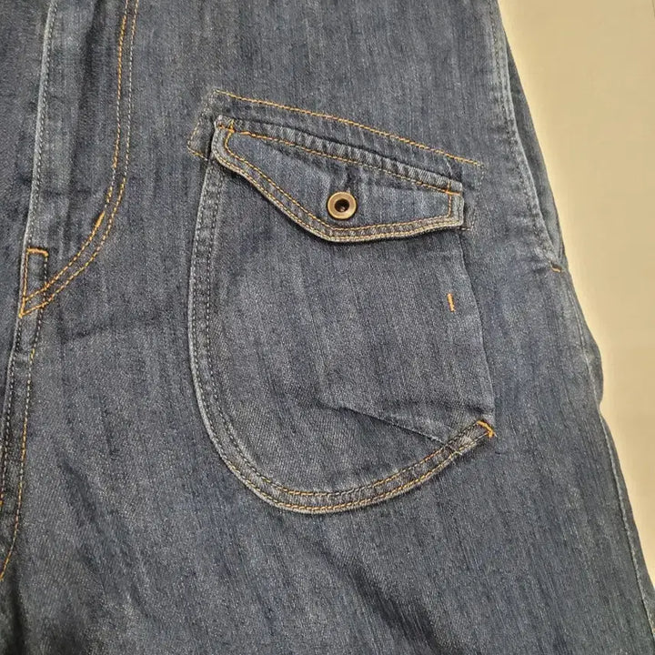 [BUNJANG] BEAMS HEART Sarouel Crop Denim Pants / L] 빔즈 하트(BEAMS HEART) 사루엘 크롭 데님 - "여유로운